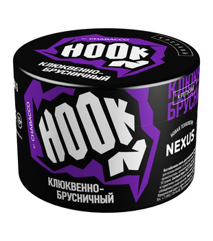 Бестабачная смесь для кальяна - Hook - ( с ароматом Клюквенно-брусничный ) - 50 г