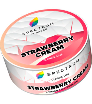 Табак для кальяна - Spectrum - Strawberry Cream - ( с ароматом клубника со сливками ) - 25 г