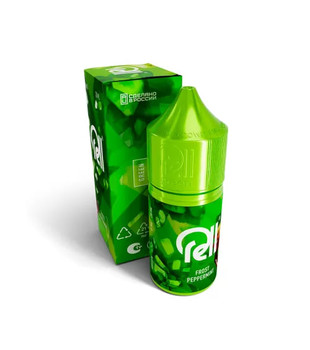 Жидкость для ЭСДН RELL GREEN - Frost Peppermint ( с ароматом перечная мята ) - 28 мл / 0 мг/см3