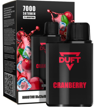 ЭСДН - DUFT 7000 - Cranberry ( с ароматом клюква ) ЧЗ