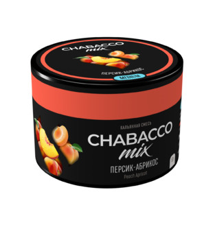 Бестабачная смесь для кальяна - Chabacco Mix - Peach Apricot ( с ароматом персик абрикос ) - 50 г