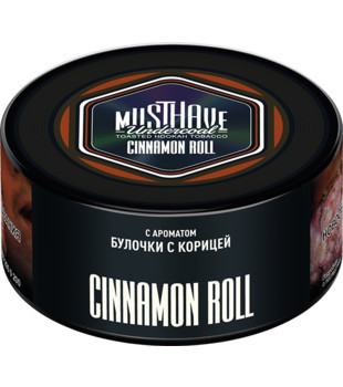 Табак для кальяна - Must Have - Cinnamon Roll ( с ароматом булочка с корицей ) 125 г - new