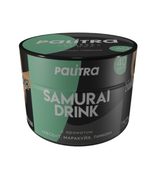 Табак для кальяна - Palitra - Samurai Drink ( с ароматом Абсента, маракуйи и лимона ) - 40 г
