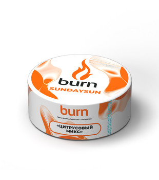 Табак для кальяна - Burn - Sundaysun - ( с ароматом цитрусовый микс ) - 25 г