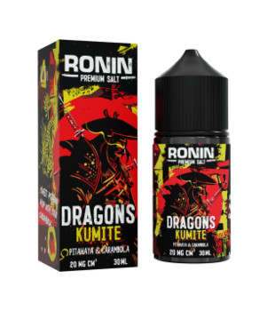 Жидкость для ЭСДН RONIN Premium - Dragons Kumite ( с ароматом питахайя с кислой карамболой ) - 30 мл, 20мг - ЧЗ