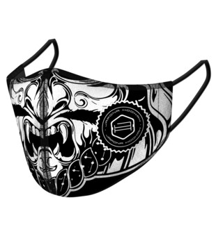 Маска - Japona Mask - Black with Samurai