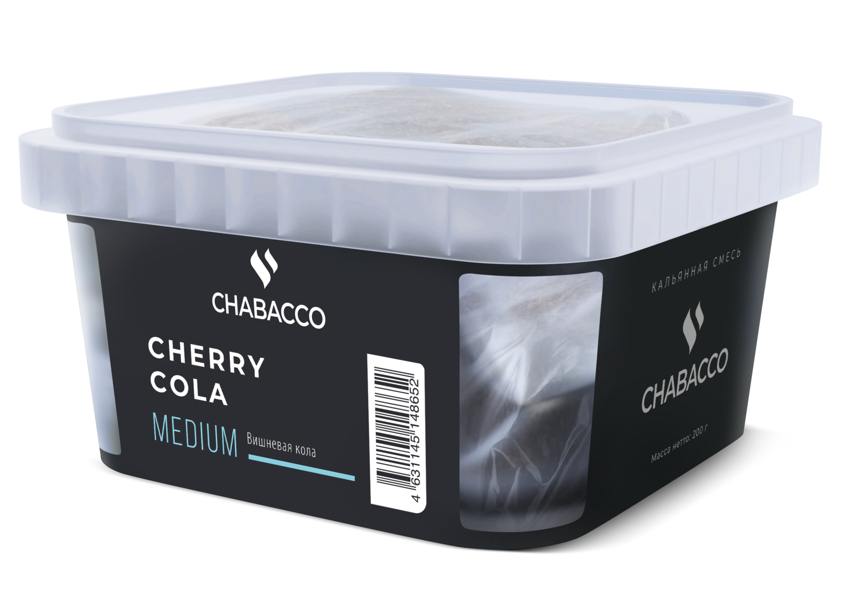 Бестабачная смесь для кальяна - Chabacco - Medium - CHERRY COLA ( с ароматом вишневая кола ) - 200 г