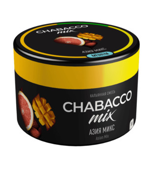 Бестабачная смесь для кальяна - Chabacco Medium - Asian Mix ( с ароматом азия микс ) - 50 г