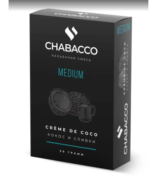 Chabacco - Medium - Creme De Coco ( Кокос и Сливки ) - 50 g