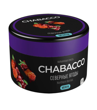 Бестабачная смесь для кальяна - Chabacco Medium - Northern Berries ( с ароматом северные ягоды ) - 50 г