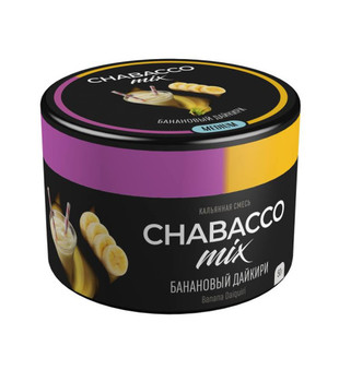 Бестабачная смесь для кальяна - Chabacco Medium - Banana Daiquiri ( с ароматом банановый дайкири ) - 50 г
