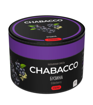 Смесь для кальяна - Chabacco Strong - Elderberry ( с ароматом бузина ) - 50 г