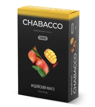 Смесь для кальяна - Chabacco Strong - Indian Mango ( с ароматом индийский манго ) - 50 г