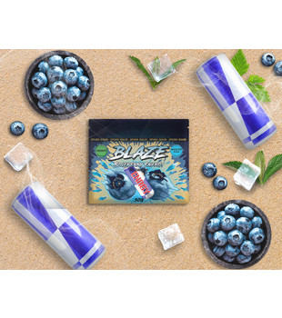 Кальянная смесь - Blaze - Blueberry Energy (Энергетик-Черника) - 50 g