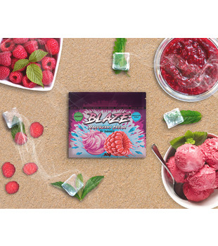 Кальянная смесь - Blaze - Raspberry Cream (Малиновое мороженное) - 50 g