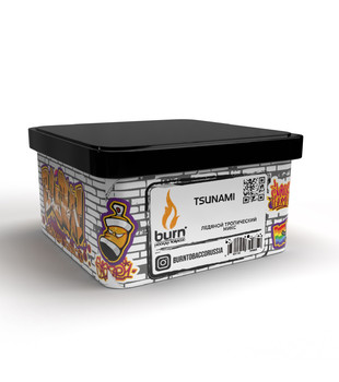 Табак - Burn - TSUNAMI - ( ТРОПИЧЕСКИЕ ФРУКТЫ - ХОЛОДОК ) - 200 g
