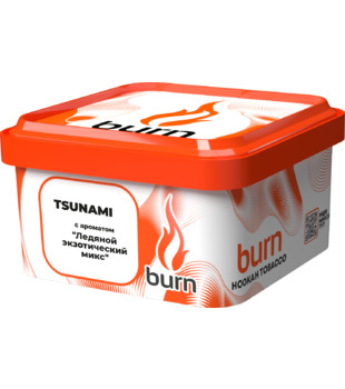 Табак для кальяна - Burn - TSUNAMI - ( с ароматом ТРОПИЧЕСКИЕ ФРУКТЫ - ХОЛОДОК ) - 200 г