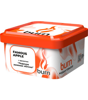 Табак для кальяна - Burn - FAMOUS APPLE - ( с ароматом ЯБЛОКО ) - 200 г