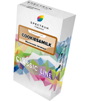 Табак для кальяна - Spectrum - Cookies & Milk - ( с ароматом молочное печенье ) - 40 г