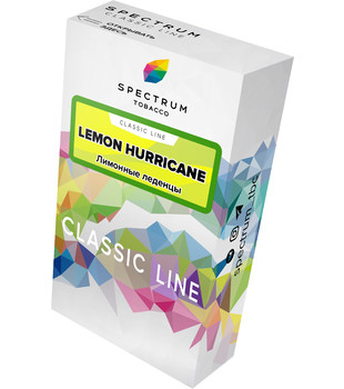 Табак для кальяна - Spectrum - Lemon Hurricane - ( с ароматом лимонные леденцы ) - 40 г