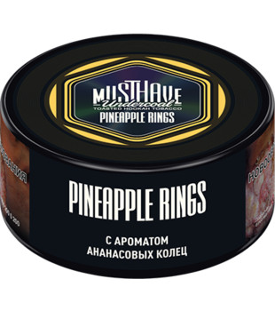 Табак для кальяна - Must Have - Pineapple Rings ( с ароматом ананасовые колечки ) - small size - 25 г