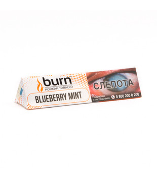 Табак для кальяна - Burn - Blueberry Mint ( с ароматом черника с мятой ) - 25 г