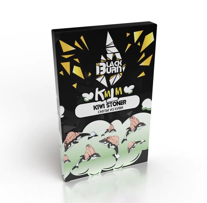 Табак для кальяна - BlackBurn - Kiwi Stoner KMTM - ( с ароматом киви смузи ) - 100 г