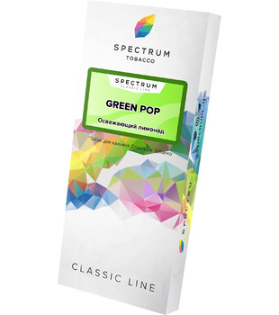 Табак для кальяна - Spectrum - Green Pop - ( с ароматом освежающий лимонад) - 100 г
