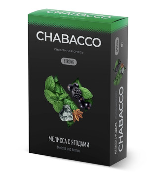 Chabacco - Strong - Melissa and berries ( Мелисса c ягодами ) - 50 g