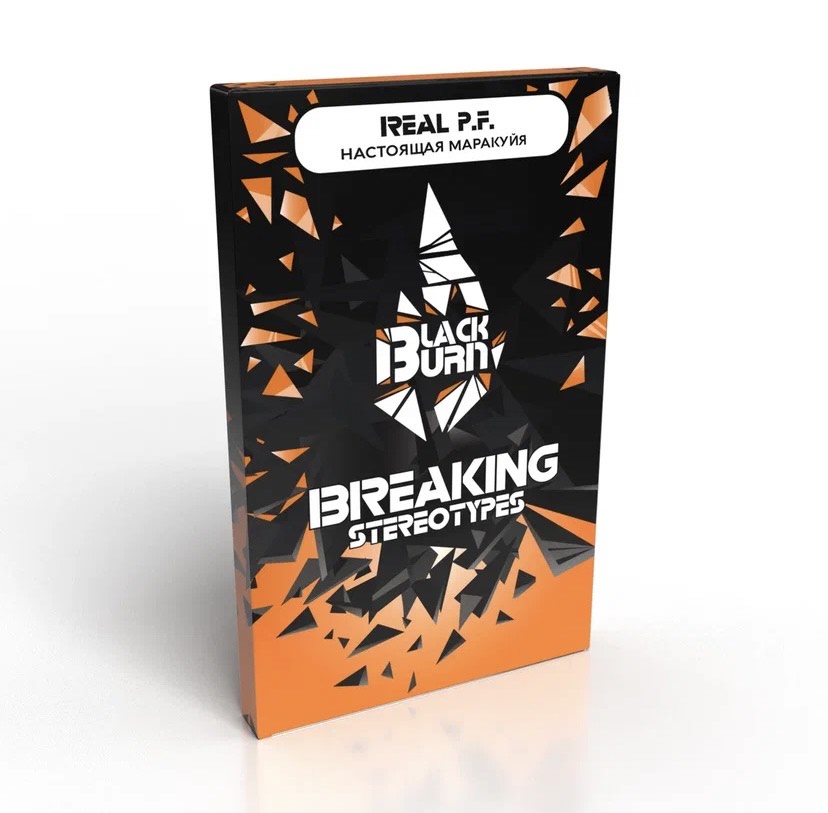 Табак для кальяна - BlackBurn - Real P.F. - ( с ароматом маракуйя ) - 100 г
