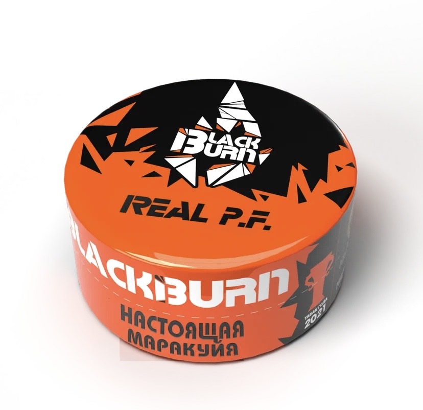 Табак для кальяна - BlackBurn - Real P.F. - ( c ароматом маракуйя ) - 25 г