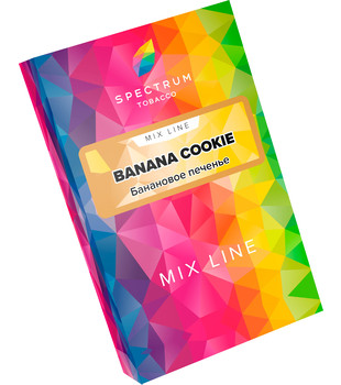 Табак для кальяна - Spectrum MIX - Banana Cookie - ( с ароматом банановое печенье ) - 40 г