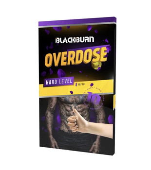Табак для кальяна - BlackBurn - Overdose - ( с ароматом лайм лимон ) - 100 г