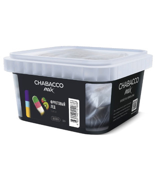 Бестабачная смесь для кальяна - Chabacco - MIX - FRUIT Ice ( с ароматом фруктовый лед ) - 200 г