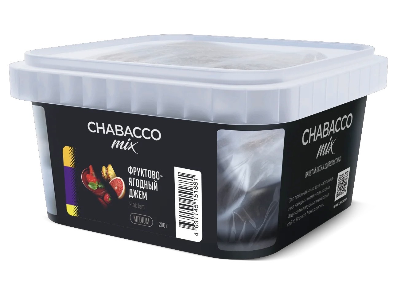 Chabacco - MIX - PINK JAM ( фруктово - ягодный джэм ) - 200 g