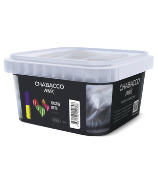 Бестабачная смесь для кальяна - Chabacco - MIX - SOUR JELLY ( с ароматом кислый мармелад ) - 200 г