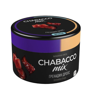 Бестабачная смесь для кальяна - Chabacco Medium - Grenadine Drops ( с ароматом гренадин дропс ) - 50 г