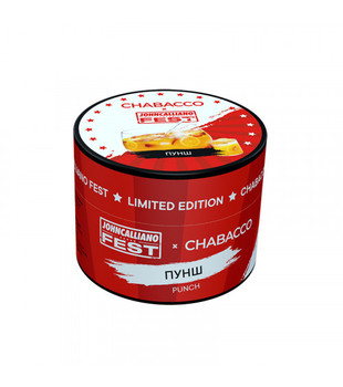 Бестабачная смесь для кальяна - Chabacco MIX - Punch ( с ароматом пунш ) - 50 г