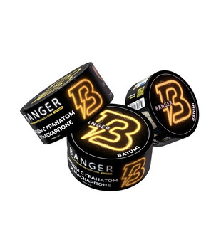 Табак - Banger 25 -  Batumi - ( Ягоды гранат сыр маскарпоне ) - 25 g