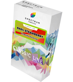 Табак - Spectrum - Basil Strawberry - Small Size - Light- 40 g
