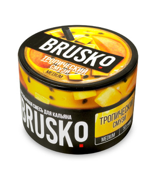 Бестабачная смесь для кальяна - Brusko - Тропический Смузи ( с ароматом тропический смузи ) - 50 г