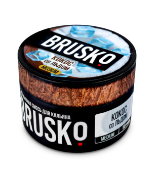 Смесь для кальяна - Brusko - Кокос со Льдом ( с ароматом кокос со льдом ) - 50 г