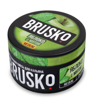 Brusko - ЧАЙ - ЯБЛОКО С МЯТОЙ (с ароматом Яблоко с мятой) - 250 г