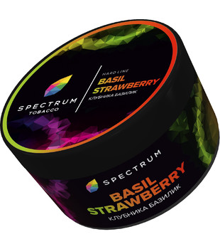 Табак - SPECTRUM - BASIL STRAWBERRY - 200 g - HARD LINE