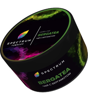 Табак для кальяна - SPECTRUM - BERGATEA ( с ароматом чай с бергамотом ) - 200 г - HARD LINE